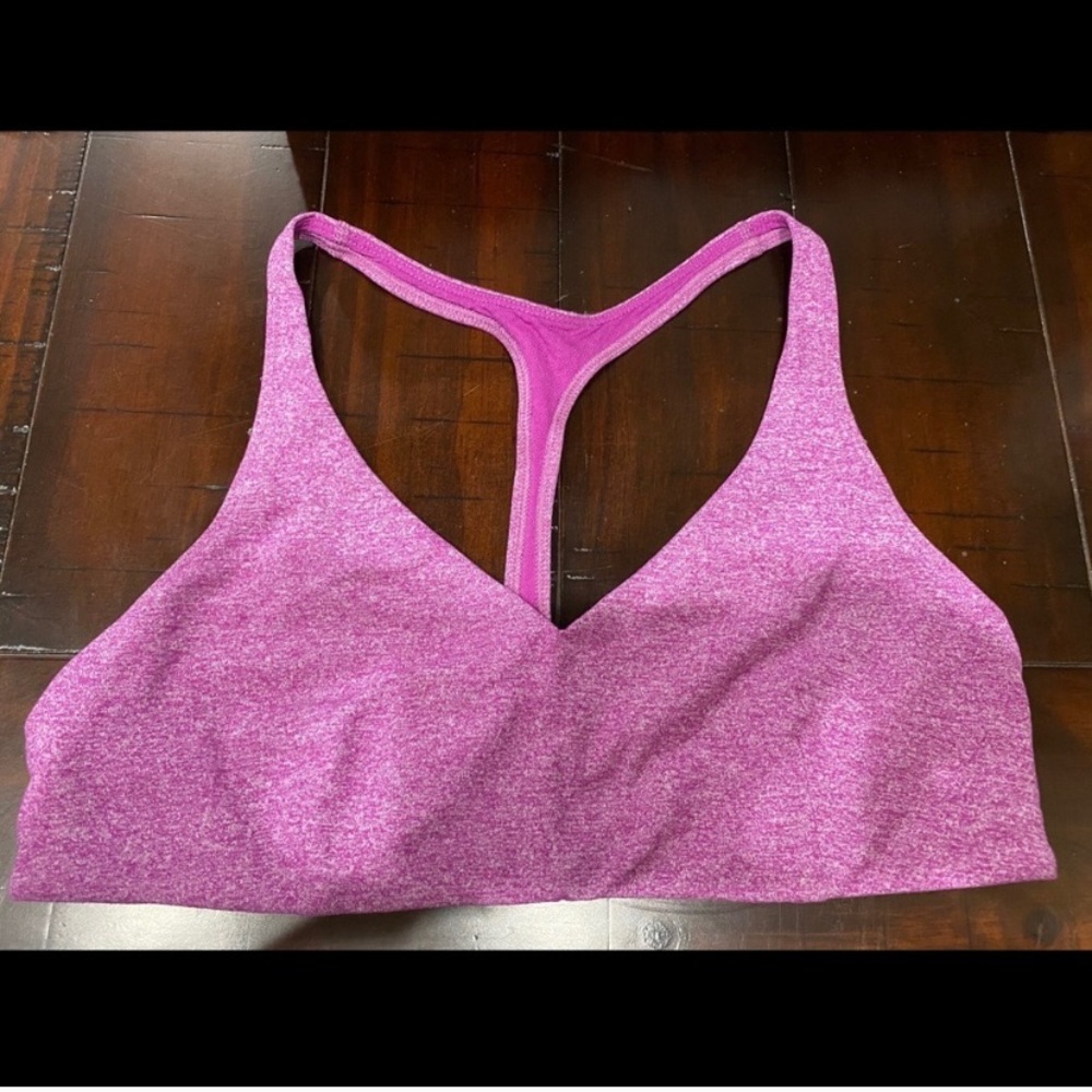 3/$25 Lululemon 8 Heathered Purple Sports Bra Y